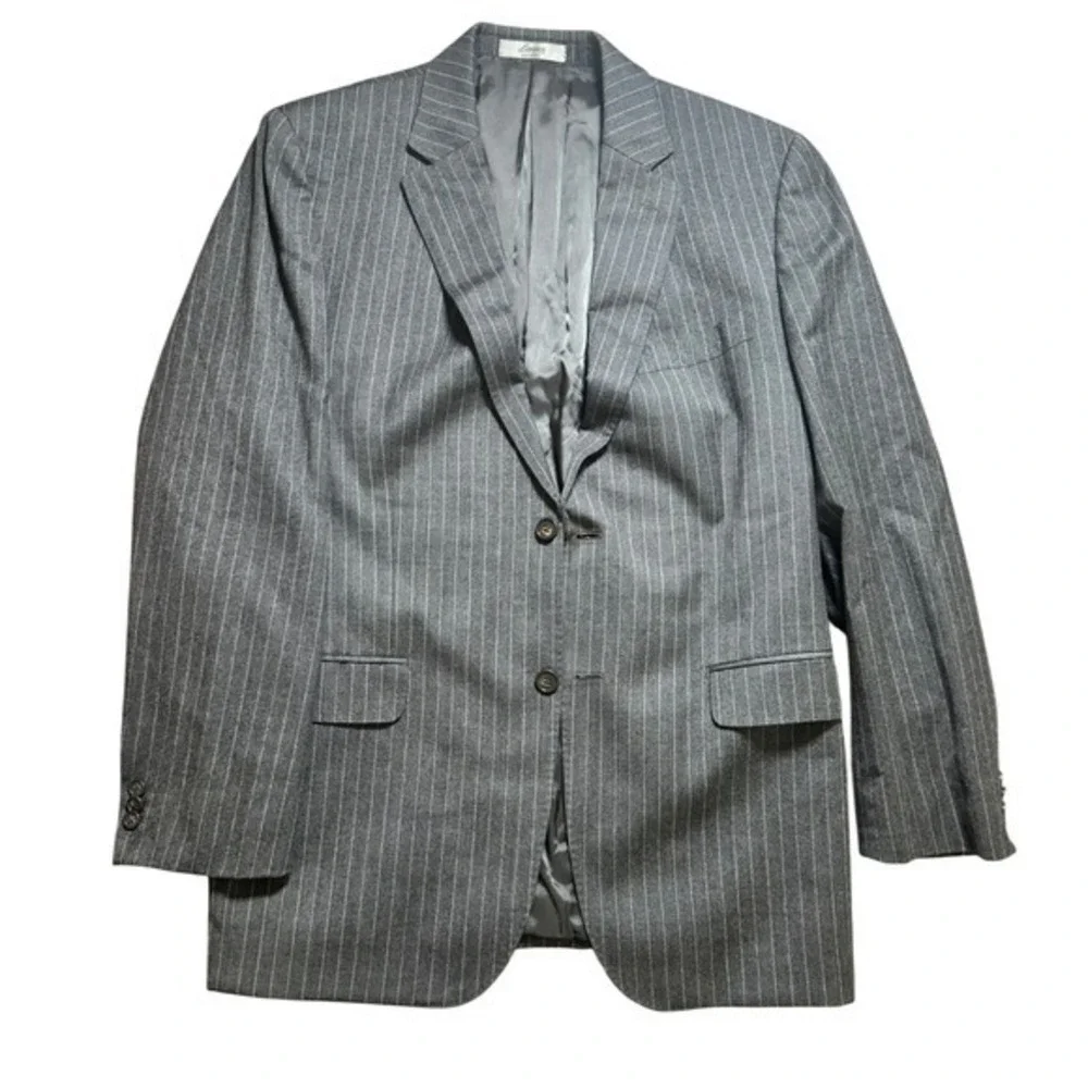 Lauren Ralph Lauren Wool Cashmere Pinstripe Blazer Sport Coat‎ Jacket 42R